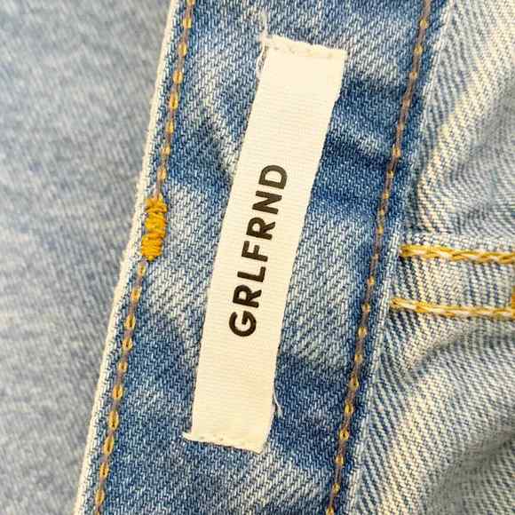 GRLFRND High Rise Helena Relaxed Straight Jeans 29 - Picture 3 of 5